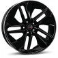 9x21 ET45 - LK5/112 ML66.5 Borbet TX black rim polished glossy