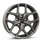 6.5x16 ET43 - LK5/100 ML57.1 Borbet Y titan matt bis 18-Zoll