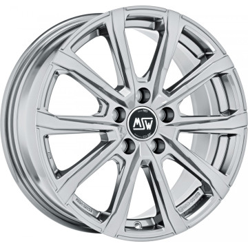 6.5x16 ET45 - LK5/108 ML63.4 MSW MSW 79 full silver