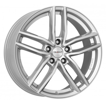 6.5x16 ET47 - LK5/100 ML57.1 Dezent TR silver