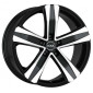 6.5x16 ET65 - LK5/130 ML78.1 Mak Stone 5 black mirror