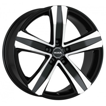 6.5x16 ET60 - LK5/160 ML65.1 Mak Stone 5 black mirror