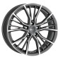 7.5x17 ET42 - LK5/112 ML66.45 Mak Union gun metallic mirror