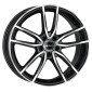 10x21 ET52 - LK5/112 ML66.6 Mak Evo black mirror