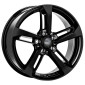 8x18 ET30 - LK5/112 ML66.6 2DRV WH36 schwarz glänzend lackiert