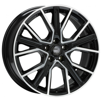 8.5x20 ET30 - LK5/112 ML66.6 2DRV WH34 schwarz hochglanzpoliert