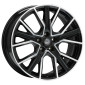 9x21 ET38 - LK5/112 ML66.6 2DRV WH34 schwarz hochglanzpoliert