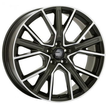 8.5x19 ET45 - LK5/112 ML66.6 2DRV WH34 dark gunmetal hochglanzpoliert