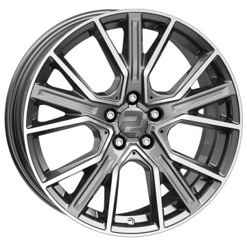 8x19 ET40 - LK5/112 ML66.6 2DRV WH34 daytona grau hochglanzpoliert