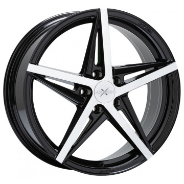 8x18 ET48 - LK5/112 ML66.6 Axxion AX10 schwarz hochglanzpoliert