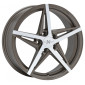 8x19 ET30 - LK5/112 ML66.6 Axxion AX10 bronze matt hochglanzpoliert