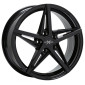 8.5x20 ET40 - LK5/112 ML66.6 Axxion AX10 schwarz glänzend lackiert