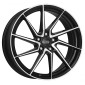 7.5x17 ET38 - LK5/114.3 ML71.6 Dotz Spa black polished