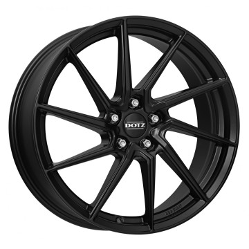 7.5x17 ET45 - LK5/100 ML60.1 Dotz Spa black matt