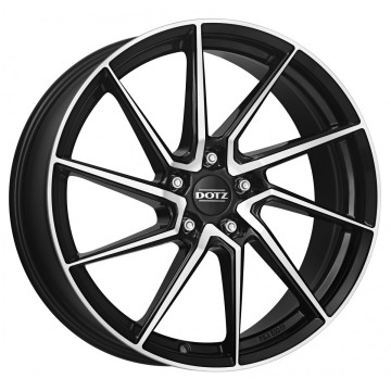 8x19 ET40 - LK5/114.3 ML71.6 Dotz Spa black polished