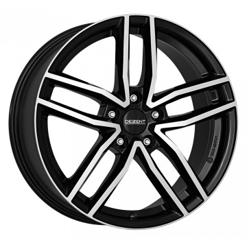 6.5x16 ET40 - LK5/114.3 ML71.6 Dezent TR black polished