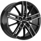 8.5x20 ET45 - LK5/114.3 ML82 Ronal R67 jetblack-frontkopiert