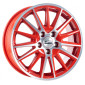 6.5x16 ET47 - LK5/100 ML57.1 CMS C23 diamond red gloss