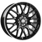 9x20 ET57 - LK5/112 ML66.5 CMS C25 diamond rim black