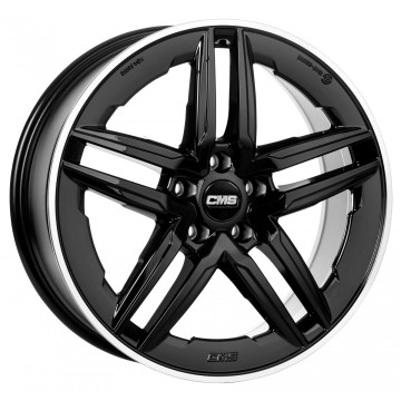 8x19 ET57 - LK5/112 ML66.5 CMS C29-Aero diamond rim black
