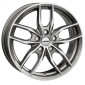 7.5x17 ET54 - LK5/112 ML66.6 Autec Typ BV - Bavaris titansilber poliert