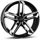 9.5x20 ET45 - LK5/112 ML66.5 Borbet ATX black polished glossy
