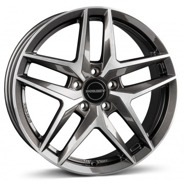 7.5x18 ET49 - LK5/112 ML66.6 Borbet Z mistral anthracite glossy polished