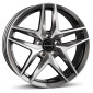 8x19 ET30 - LK5/112 ML66.5 Borbet Z mistral anthracite glossy polished