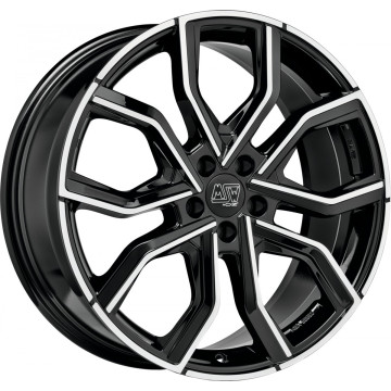 8x19 ET45 - LK5/114.3 ML73.1 MSW MSW 41 gloss black full polished