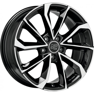 7.5x17 ET45 - LK5/114.3 ML73.1 MSW MSW 42 gloss black full polished