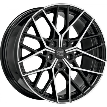 8x19 ET45 - LK5/120 ML72.56 MSW MSW 74 gloss black full polished