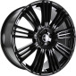 9.5x21 ET49 - LK5/120 ML72.6 GMP Coventry black glossy
