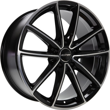 9.5x22 ET26 - LK5/112 ML66.5 GMP Titan black diamond