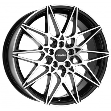 9x19 ET35 - LK5/112 ML66.7 Carmani 18 Knut black polish