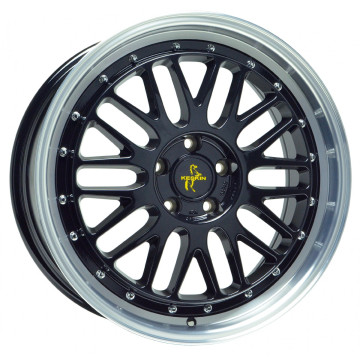 8x18 ET45 - LK5/108 ML72.6 Keskin KT22 Retro black lip polish