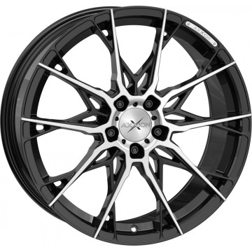 8.5x19 ET35 - LK5/112 ML72.6 Axxion X1 schwarz hochglanzpoliert