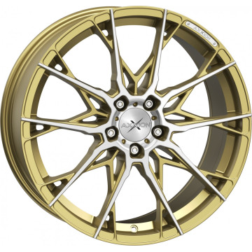 8.5x19 ET35 - LK5/112 ML72.6 Axxion X1 gold matt poliert