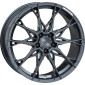 8.5x19 ET35 - LK5/112 ML72.6 Axxion X1 smoke brushed aluminiumsilber