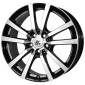 6.5x16 ET47 - LK5/114.3 ML66.1 RC-Design RC25T schwarz front-poliert