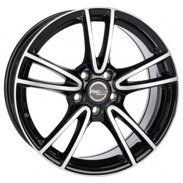 8.5x20 ET25 - LK5/112 ML66.5 Proline CX300 black polished