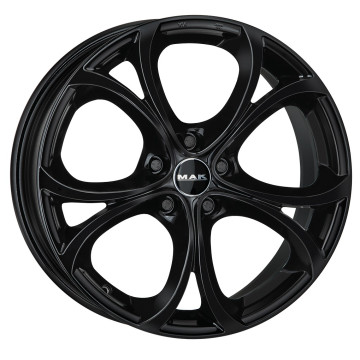 8x20 ET33 - LK5/110 ML65.1 Mak Lario gloss black