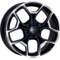 7.5x18 ET44 - LK5/127 ML71.6 Mak Liberty black mirror