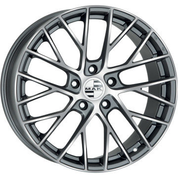 8.5x20 ET51 - LK5/130 ML71.6 Mak Monaco gun metallic mirror