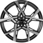 10x22 ET40 - LK5/120 ML73.1 Barracuda Project X black brushed surface