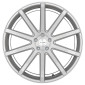 9x20 ET20 - LK5/112 ML73.1 Corspeed Deville silver-brushed-surface / Undercut Color Trim weiss