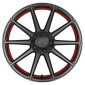 9.5x19 ET32 - LK5/112 ML73.1 Barracuda Project 2.0 mattgunmetal / Undercut Color Trim rot