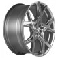 10x22 ET30 - LK5/112 ML73.1 Barracuda Project X silver-brushed-surface