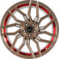 8.5x20 ET40 - LK5/110 ML73.1 Barracuda Dragoon higloss-bronze undercut trimline red