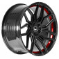 8.5x20 ET42 - LK5/114.3 ML73.1 Barracuda Dragoon higloss-black undercut trimline red