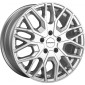 7.5x17 ET35 - LK5/112 ML66.6 Carmani 20 Ludwig white silver